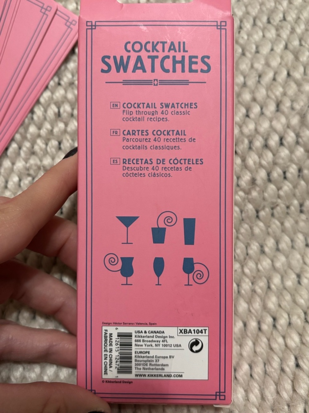 Cocktail Swatches Flip Deck - 40 Classic Recipes. Brand new - taken out for pics - Picture 3 of 6